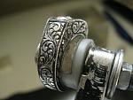 hand made engraving wedding ring